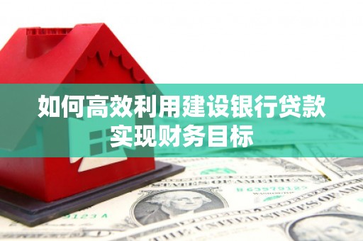乌拉特中旗如何高效利用建设银行贷款实现财务目标