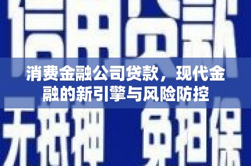 乌拉特中旗消费金融公司贷款，现代金融的新引擎与风险防控