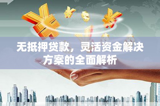 乌拉特中旗无抵押贷款，灵活资金解决方案的全面解析