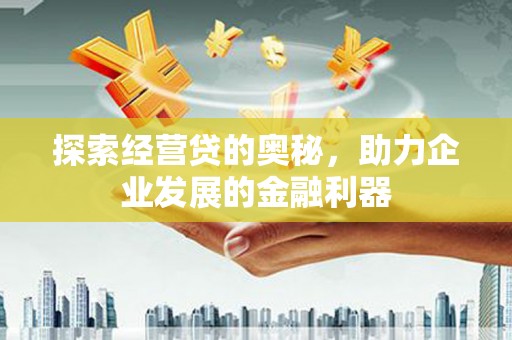 乌拉特中旗探索经营贷的奥秘，助力企业发展的金融利器