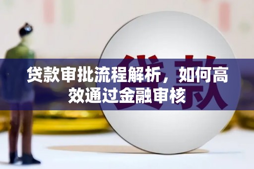 乌拉特中旗贷款审批流程解析，如何高效通过金融审核