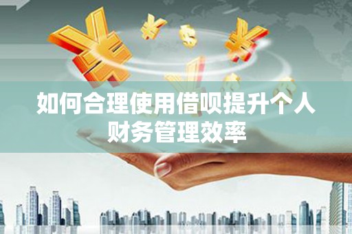 乌拉特中旗如何合理使用借呗提升个人财务管理效率