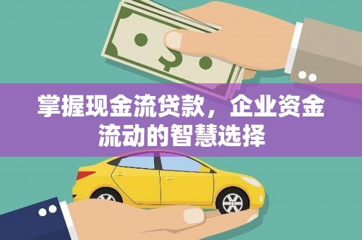 乌拉特中旗掌握现金流贷款，企业资金流动的智慧选择