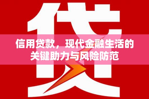 乌拉特中旗信用贷款，现代金融生活的关键助力与风险防范