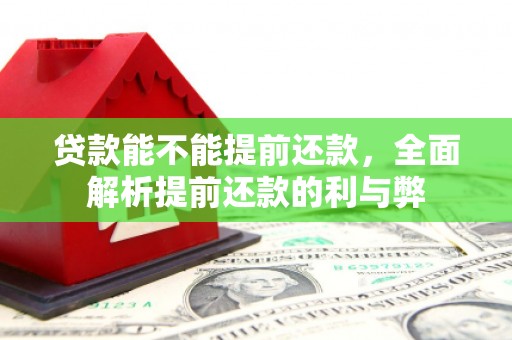 乌拉特中旗贷款能不能提前还款，全面解析提前还款的利与弊