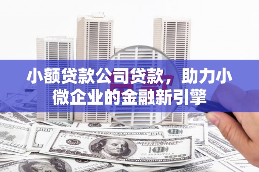 乌拉特中旗小额贷款公司贷款，助力小微企业的金融新引擎