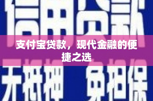 乌拉特中旗支付宝贷款，现代金融的便捷之选
