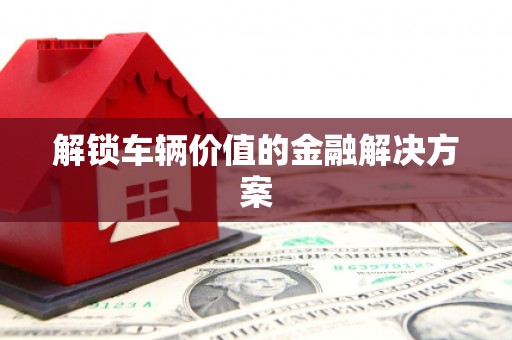 乌拉特中旗解锁车辆价值的金融解决方案
