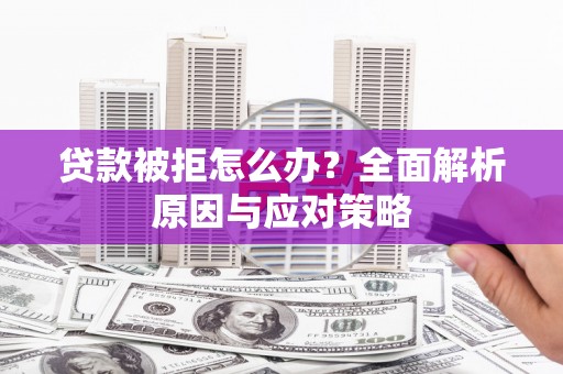 乌拉特中旗贷款被拒怎么办？全面解析原因与应对策略